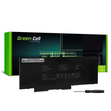 Green Cell Green cell baterija de128v2 93ftf gjknx za dell latitude 5280 5290 5480 5490 5580 5590 5591 precision 3520 3530 6200mah 7.6v