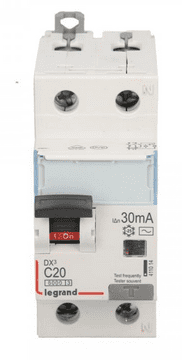 LEGRAND Diferencijalni prekidač 2P 20A C 0,03A tip AC P312 DX3 411014