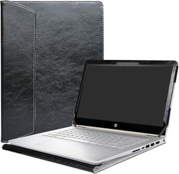 Torba za laptop za HP pavilion X360 14" crna s preklopom, eko koža