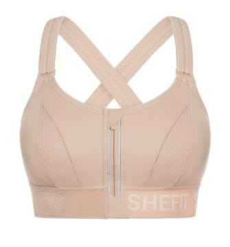 Fit bež sportski grudnjak, snažna potpora, podesiv, 2XL