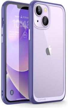 SUPCASE Futrola za Apple iPhone 14 Plus s prozirnom stražnjom stranom i jakim ljubičastim okvirom