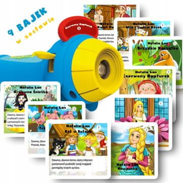 Projektor TalesTime i 9 bajki - idealno za čitanje i gledanje prije spavanja