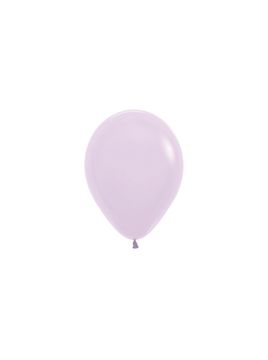 em lateks baloni, pastelno mat lila, 12 cm, 50 kom.