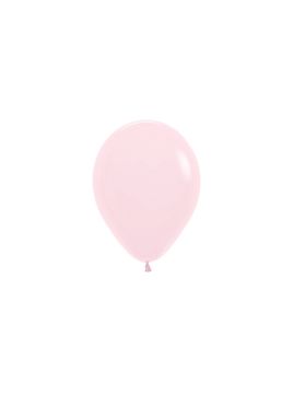em lateks baloni, pastelno mat roza, 12 cm, 50 kom.
