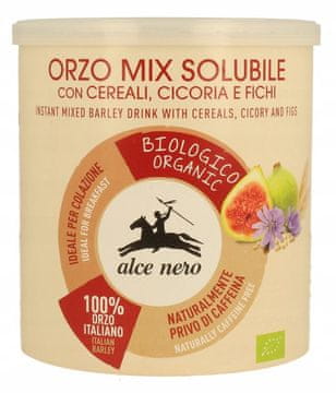 Alce Nero INSTANT ŽITARIČNA KAVA S CIKORIJOM I SMOKAVAMA ORGANSKA 125 g -