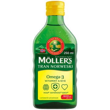 L&L Moller's norveško ulje jetre bakalara s limunom 250 ml