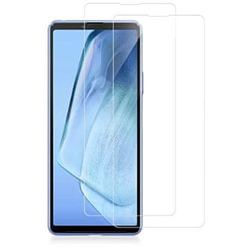 Kaljeno staklo ZA Sony Xperia 10 III, čvrsto, izdržljivo, tvrdo, 2 komada