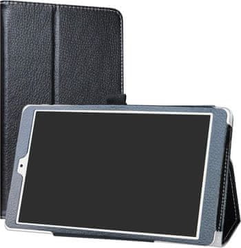 Futrola za tablet za Teclast P80 PRO crna, zatvorena, s preklopom, izdržljiva, čvrsta