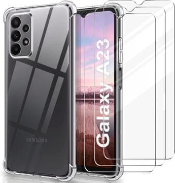Futrola za Samsung Galaxy A23 5G/4G + 3x kaljeno staklo