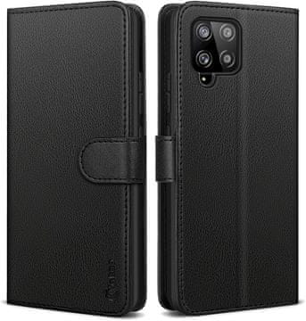 Futrola s preklopom ZA Samsung Galaxy A42 futrola crna eko koža elegantna