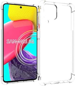Silikonska maskica za Samsung Galaxy M53 5G prozirna SM-M536S