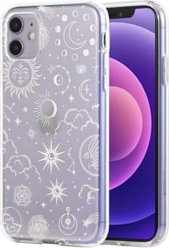 Futrola za Apple iPhone 11 6.1" od čvrstog silikona, prozirna stražnja strana, boja Sky.