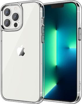 Futrola za Apple iPhone 13 PRO s prozirnom stražnjom stranom, 3x kaljeno staklo