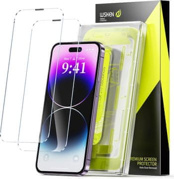 2x kaljeno staklo ZA Apple iPhone 13/13 PRO/14 6.10" jednostavna instalacija