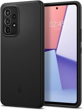 Silikonska futrola za Samsung Galaxy A53 5G, crna, mat, ultra tanka