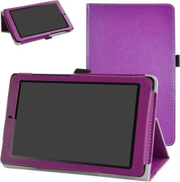 Futrola za tablet za Huawei MediaPad T3 7 ljubičasta, zatvorena sa zaštitnim preklopom