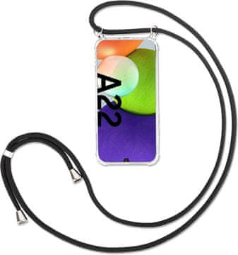 Futrola za Samsung Galaxy A22 5G sa silikonskim okvirom i tvrdom poleđinom.
