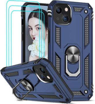 Futrola za Apple iPhone 13 / 13 PRO plava oklopna stražnja strana