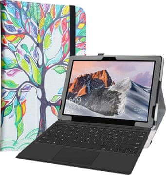 Futrola ZA Teclast X6 PRO zatvorena s preklopom, šareno drvo, visoka zaštita