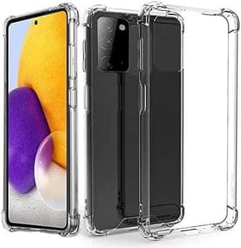 Silikonska maskica za Samsung Galaxy A72 6.70" prozirna s ojačanim kutovima