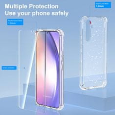 Silikonska sjajna maskica za Samsung Galaxy A54 5G + 3x kaljeno staklo
