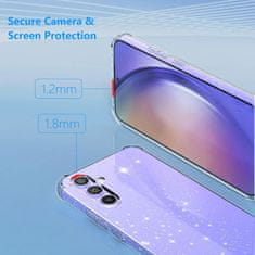 Silikonska sjajna maskica za Samsung Galaxy A54 5G + 3x kaljeno staklo