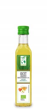Bio Planet JABUČNI OCAT 5% NEFILTRIRANI 250ml