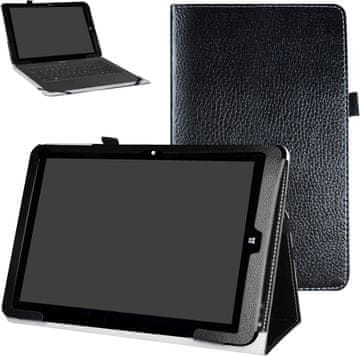Futrola za tablet za Chuwi HI12 crna, zaključavajuća, zaštitna, s preklopom, čvrsta