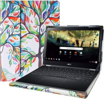 Futrola za Acer Chromebook Spin 511/311 11.6" s preklopom u boji stabla.