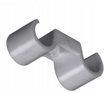 Plastični držač za cijevi 2x25 mm 30 kom