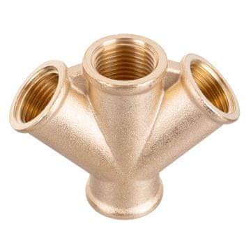 PNEUMATSKI DISTRIBUTOR ZRAKA MESING TROSMJERNI NAVOJ UGRADNJA 1/2 INČA
