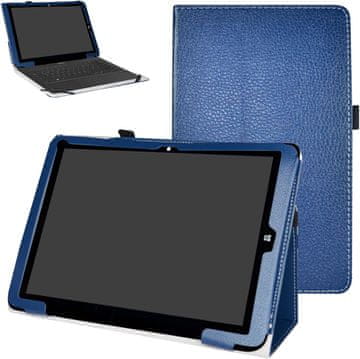 Futrola za tablet ZA Chuwi HI12 plava, zaključavajuća, zaštitna, s preklopom, čvrsta