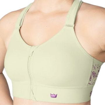 Fit zeleni sportski grudnjak s podesivom srednjom potporom, veličina 2XL