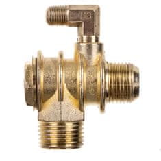NEPOVRATNI VENTIL ZA KOMPRESOR 1/2" 3/4" S METALNIM OTVOROM ZA ODZRAČIVANJE