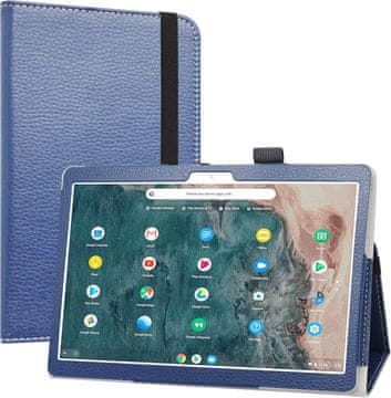 Futrola za tablet za Archos T96 9.6" tamnoplava Izrađena od eko kože Sa stalkom Laka futrola