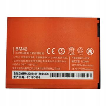 Avacom NOVA BATERIJA BM42 ODGOVARA ZA XIAOMI REDMI NOTE 3200mAh