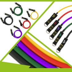 MG Fitness Bands ekspanderi za vježbanje 5ks