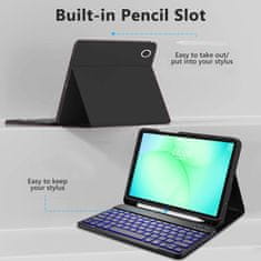 Tech-protect SC Pen Keyboard maskica s tipkovnicom za Samsung Galaxy Tab A9 / A11 8.7'', crno