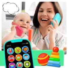 EVEON Playtel interaktivni dječji telefon, plavi