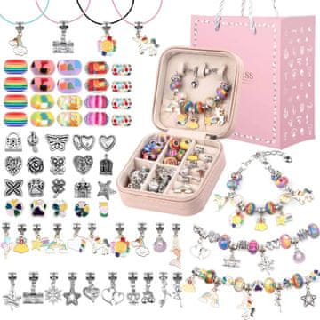 LIVEFY Princess set za izradu nakita, ružičasta / multicolor