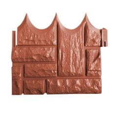 HOME & MARKER® Vrtna ograda s izgledom opeke, niska, protiv korova (rjava, 6 kom) | TERRABARIC