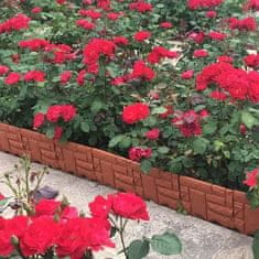 HOME & MARKER® Vrtna ograda s izgledom opeke, niska, protiv korova (rjava, 6 kom) | TERRABARIC