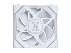 Lian Li UNI FAN SL bežični LCD ventilator, pakiranje od 3 komada + kontroler, bijeli (12SLLCD1W3W)