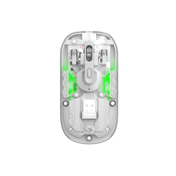 Marvo M808W PRISM 20W bežični gaming miš, RGB, prozirni