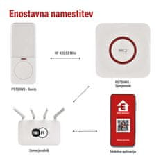 EMOS P5735WS GoSmart bežično zvono za utičnicu, WiFi