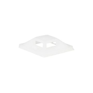ljepljive pločice za montažu kabela, 25 mm x 25 mm, 50 kom, bijele, LVT-CABLEMOUNT-50W
