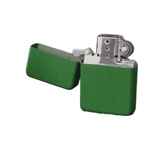 Elo zeleni upaljač za benzin - metalni, originalni