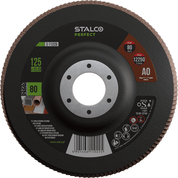 STALCO STALCO Tarcza ścierna listkowa ø 125 x 22, 23 mm, G60, elektrokorund S-71226