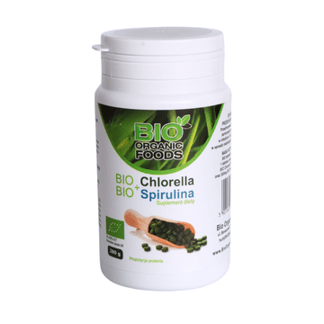 BIO chlorella i BIO spirulina tabletki 280 g suplement diety