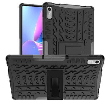 eSTUFF PORTLAND hibridna futrola sa stalkom za Lenovo Tab P11 2. generacije - crna, ES68295000-BULK